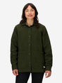 Marmot Womens Pinecrest Heavyweight Flannel Overshirt Rosin green