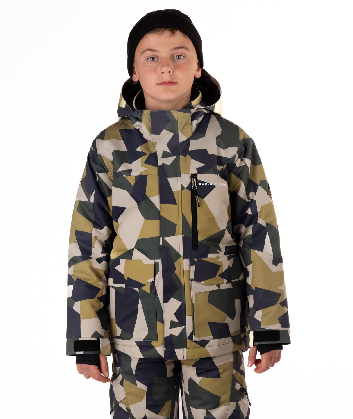 Boulder Gear Yth Boys Wesley Jacket Camo