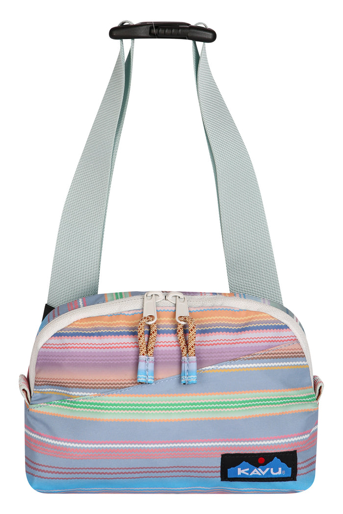 KAVU Half Pint Waist Bag - Rainbow Run Rainbow Run