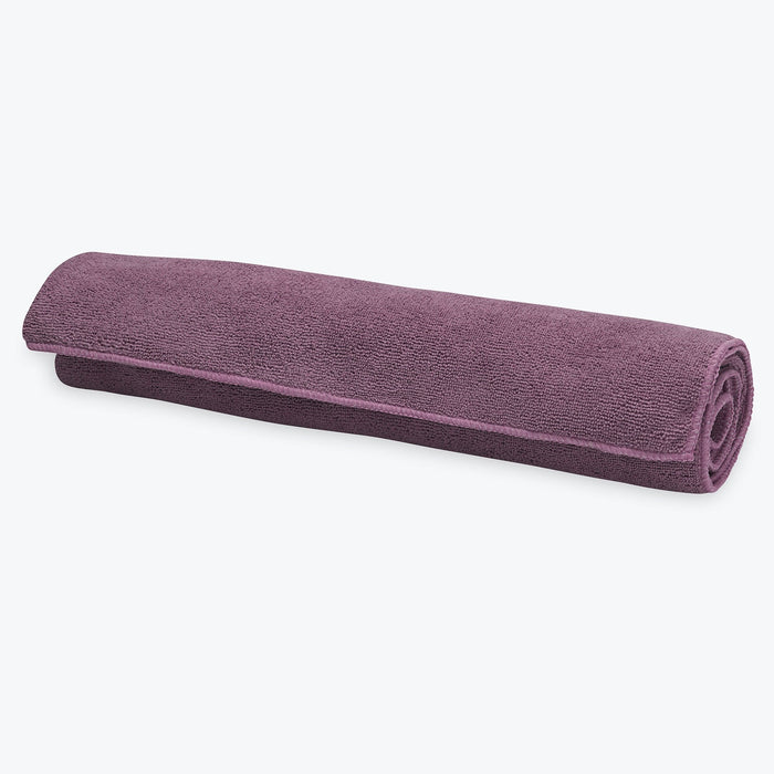 Gaiam Yoga Mat Towel, Purple Stayput purple