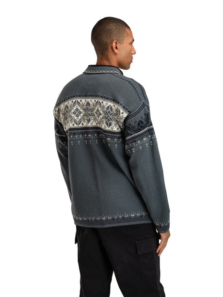 Dale Of Norway Mens Blyfjell Sweater Steel/offwht/navy