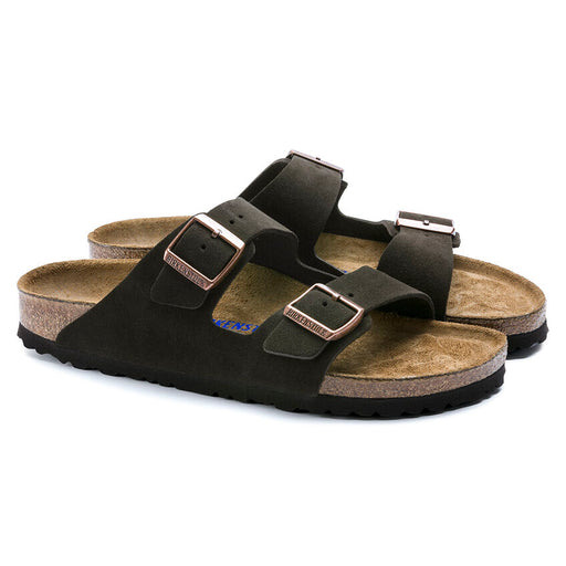 Birkenstock Arizona Soft Footbed Suede Leather Sandal Mocha