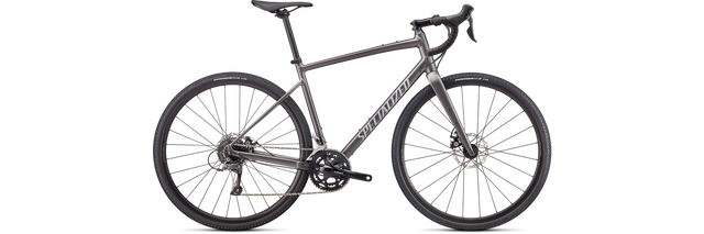 SPECIALIZED Diverge E5 Bike, 54cm Satin Smoke/Cool Grey/Chrome/Clean Smk/clgry/chrm