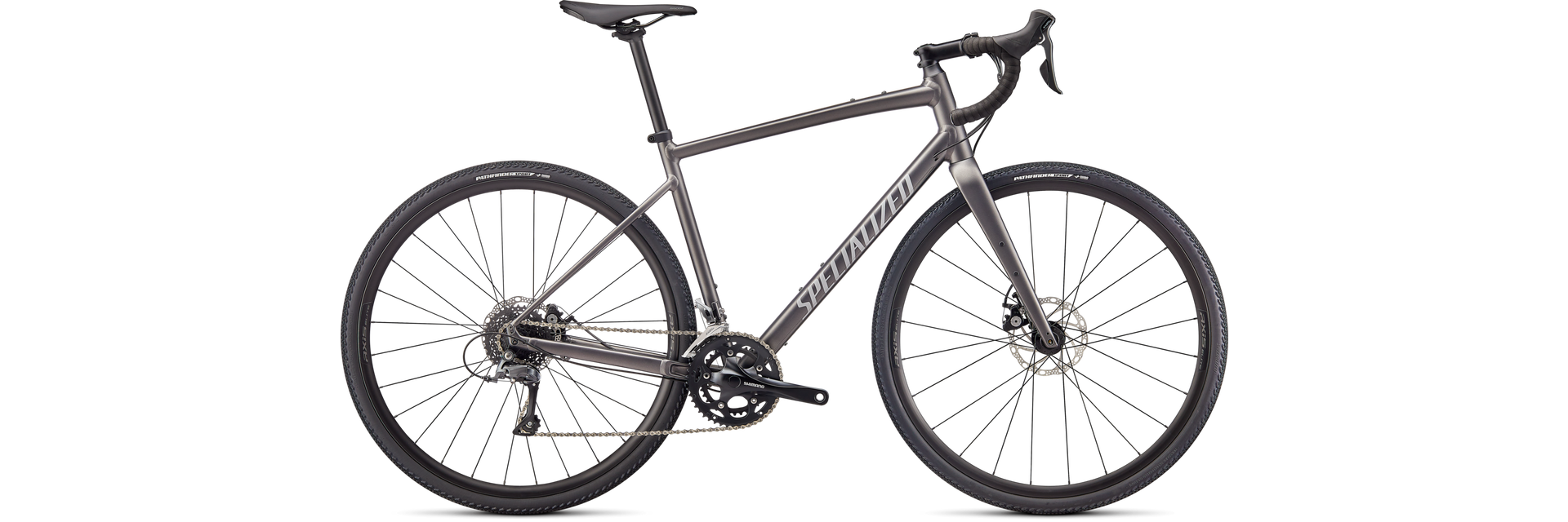 SPECIALIZED Diverge E5 Bike, 54cm Satin Smoke/Cool Grey/Chrome/Clean Smk/clgry/chrm