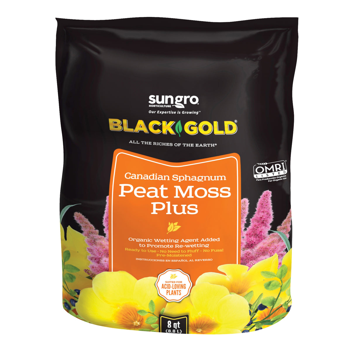 sun gro Peat Moss 8QT