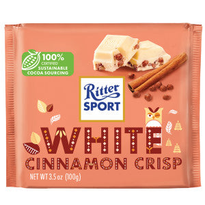 Ritter Winter Edition White Cinnamon Crisp Bar