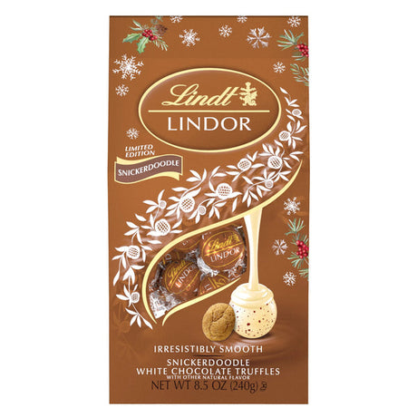 Lindt Lindor Holiday Snickerdoodle Truffle Bag