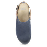 Dansko Women's Merrin Burnished Suede Shoe - Blue Blue