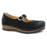 Dansko Women's Mika Burnished Suede Shoe - Black Black