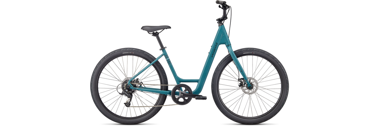 SPECIALIZED Roll 2.0 Low Entry Bike, S Satin Dusty Turquoise/Summer Blue/Satin Black Reflective Tur/blu/blk