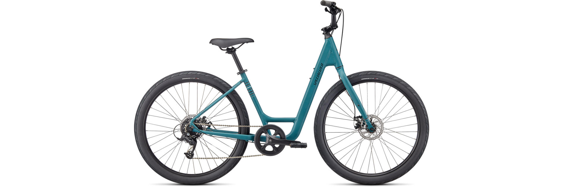 SPECIALIZED Roll 2.0 Low Entry Bike, L Satin Dusty Turquoise/Summer Blue/Satin Black Reflective Tur/blu/blk