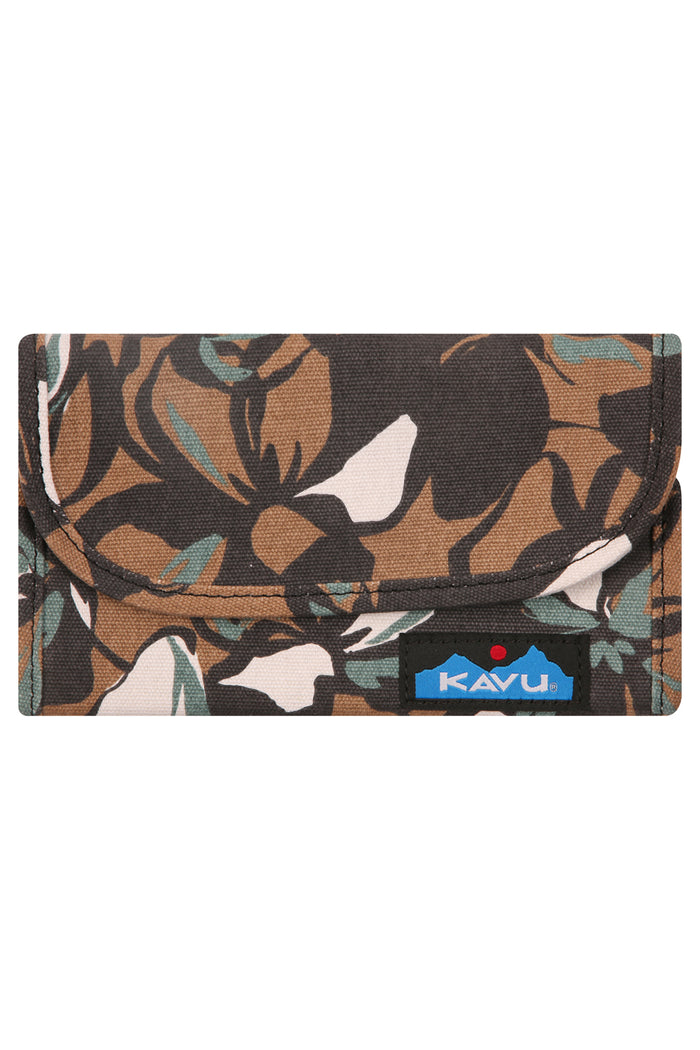 Kavu Big Spender Wallet Floral mural