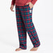 Life Is Good Men's Holiday Red Check Classic Sleep Pants Faded red