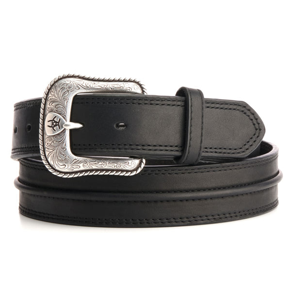 Ariat womens belt size factory 38 black leather