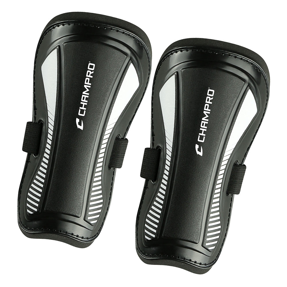 Champro Sports D3 Molded High Impact Shin Guard Black