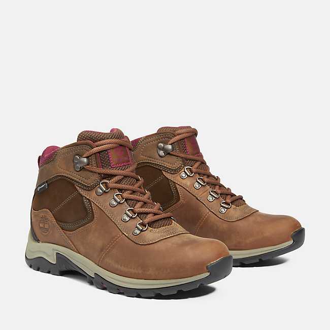 Timberland Women's Mt. Maddsen Waterproof Mid Hiking Boot Medium Brown/Toasted Coconut