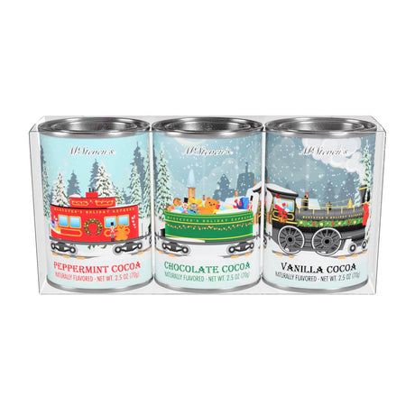 McSteven's Holiday Express Winter Cocoa Gift Set (Three 2.5oz Tins)