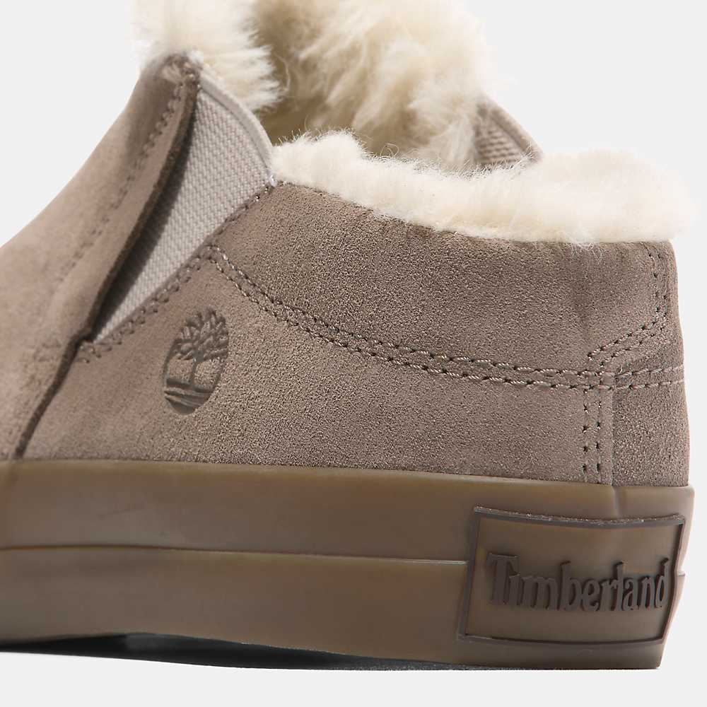 Timberland Women's Skyla Bay 2.0 Warm Lined Sneaker - Taupe Suede