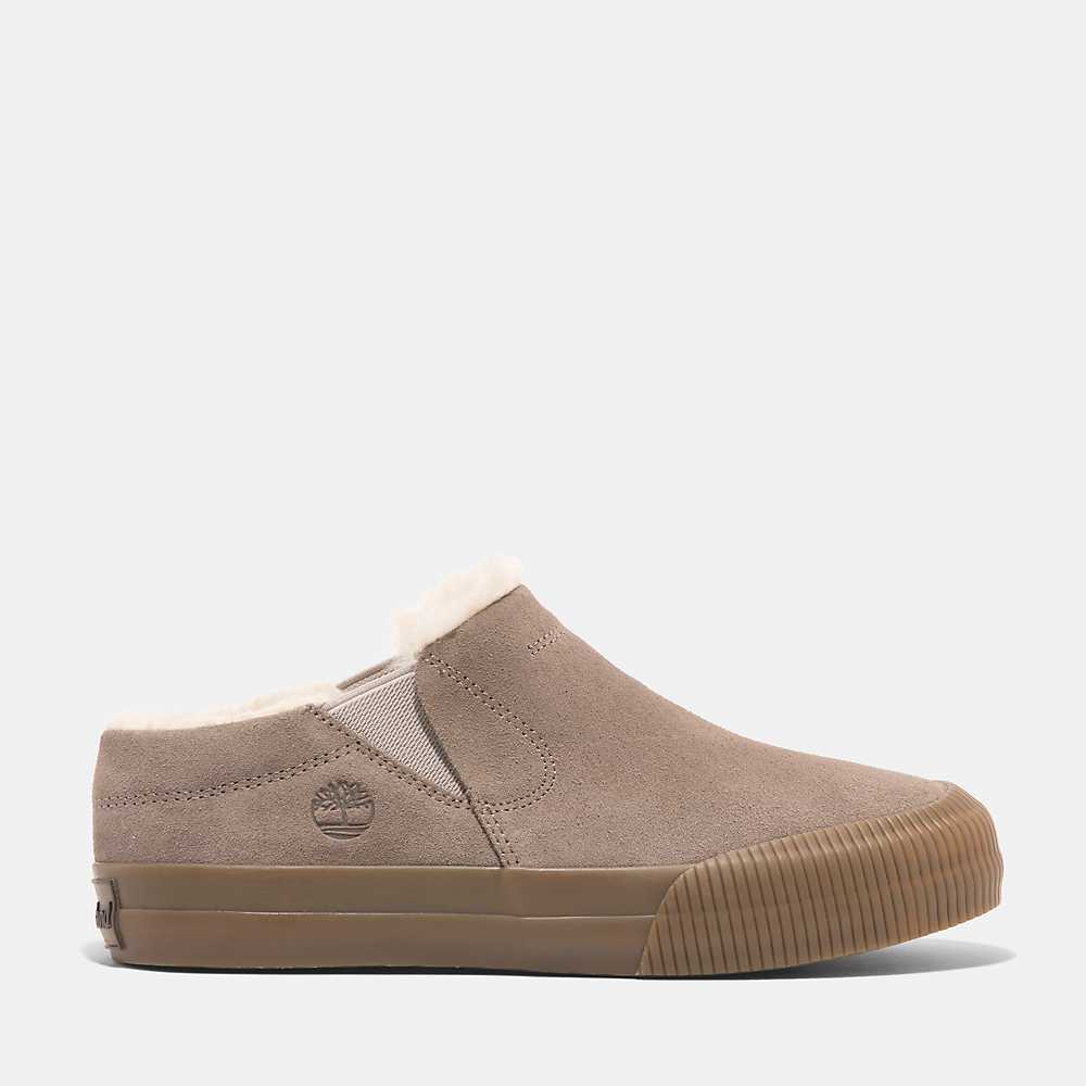 Timberland Women's Skyla Bay 2.0 Warm Lined Sneaker - Taupe Suede
