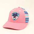 Ariat Girls Aztec Print Snapback Hat Pink / Aztec Print