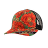 Ariat Ladies Bold Floral & Leopard Mesh Snapback Trucker Cap - Red Red / Floral / Leopard