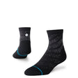 Stance Run Light Performance Quarter Sock - Black Black