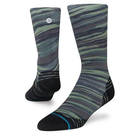 Stance Unisex Slant Crew Sock - Green Camo Green Camo