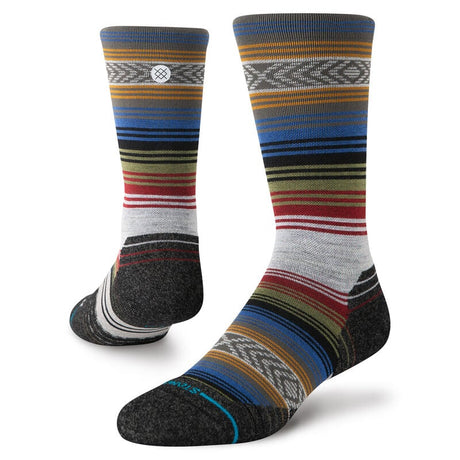 Stance Unisex Light Wool Crew Sock - Black/Red Black/Red