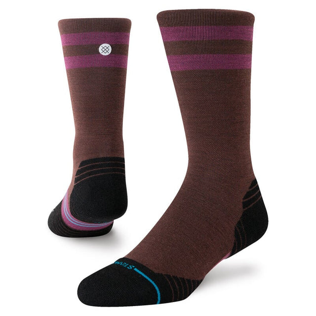 Stance Unisex Light Wool Crew Sock - Dark Brown Dark Brown