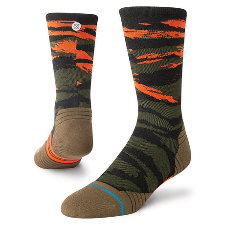 Stance Primal Light Performance Crew Sock - Olive Olive