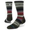 Stance Medium Performance Wool Crew Sock - Black/Red Black/Red