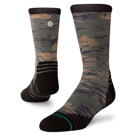 Stance Rompin Medium Performance Crew Sock - Brown Brown