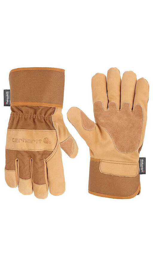 Carhartt Insulated Grain Leather Safety Cuff Work Glove