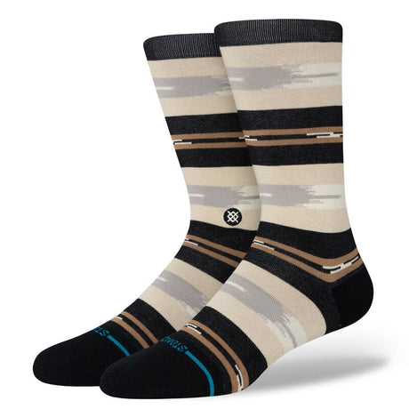 Stance Unisex Trail Bound Crew Sock - Black Black