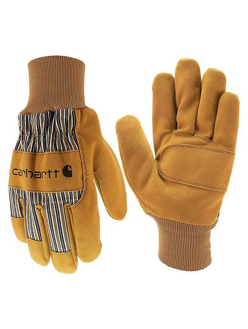 Carhartt Synthetic Suede Knit Cuff Work Glove