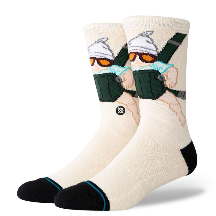 The Hangover X Stance Carlos Crew Sock Off White