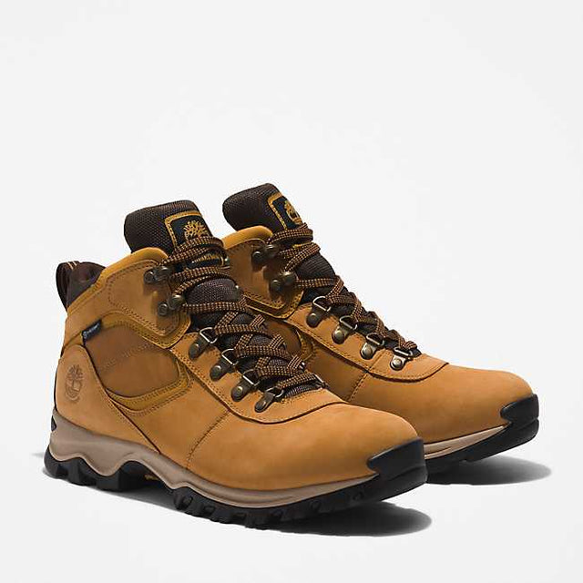 Timberland Men's Mt. Maddsen Waterproof Mid Hiking Boot - Wheat Nubuck Wheat Nubuck