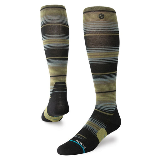Stance Lanak Pass Performance Wool Snow Over The Calf Sock Teal