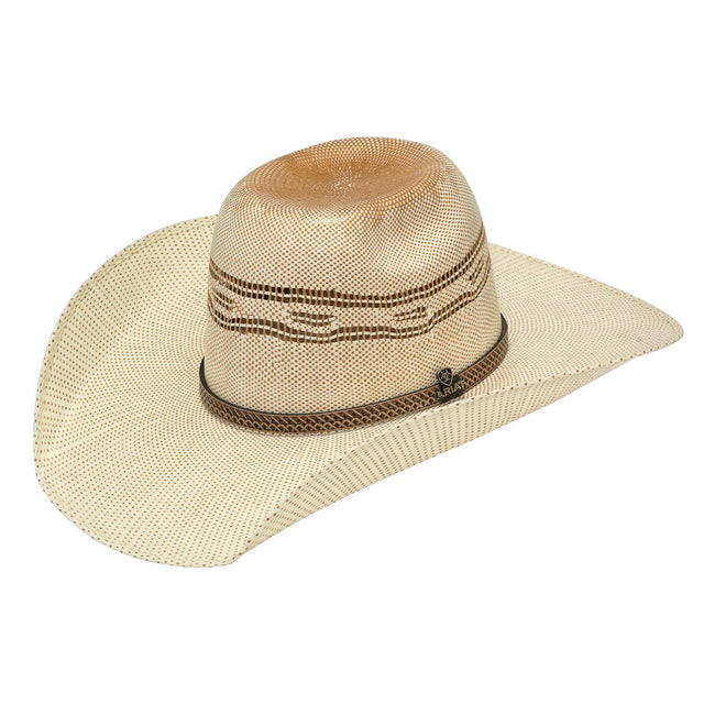 Ariat Mens Bangora Straw Hat Tan / Ivory