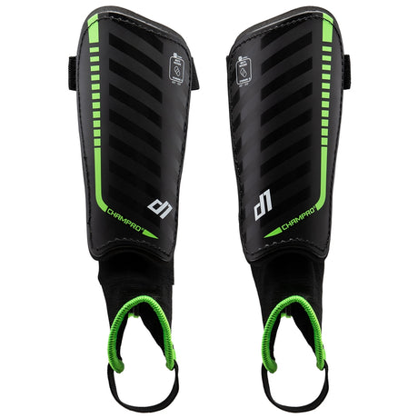 Champro Sports D1 Shin Guard Black/Optic Green