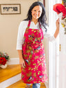 April Cornell Chickadee Chef Apron Red