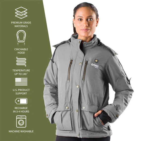 Gobi Heat Women's Arcadia Heated Parka (5-Zone)