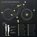 Greenworks 80V VENTURE Series 26-inch Fat Tire Electric Mountain Bike