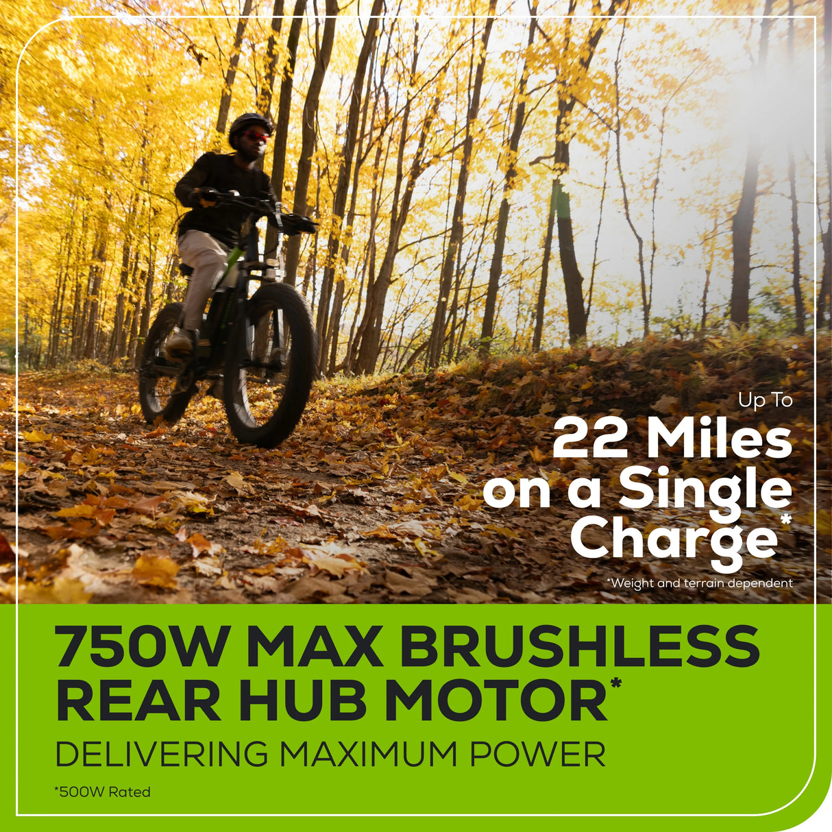 Greenworks 80V VENTURE Series 26-inch Fat Tire Electric Mountain Bike