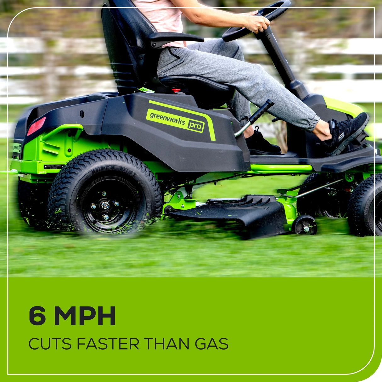 Greenworks 80V 42-inch Cordless Battery CrossoverT Riding Lawn Mower with Six 5.0Ah Batteries and Three Dual Port Turbo Chargers