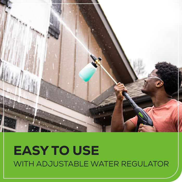 Greenworks 2000 PSI 1.2 GPM Cold Water Electric Pressure Washer with 12