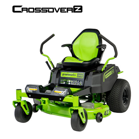 Greenworks Pro 82V 42-inch CrossoverZ Ride-On Zero Turn Mower