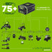 Green works 80V Two Stage Electric Snow Blower