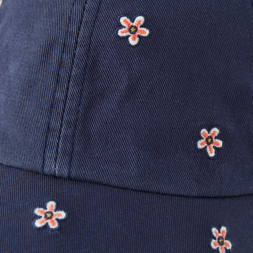 Life Is Good Daisy Ditsy Pattern Chill Cap - Darkest Blue