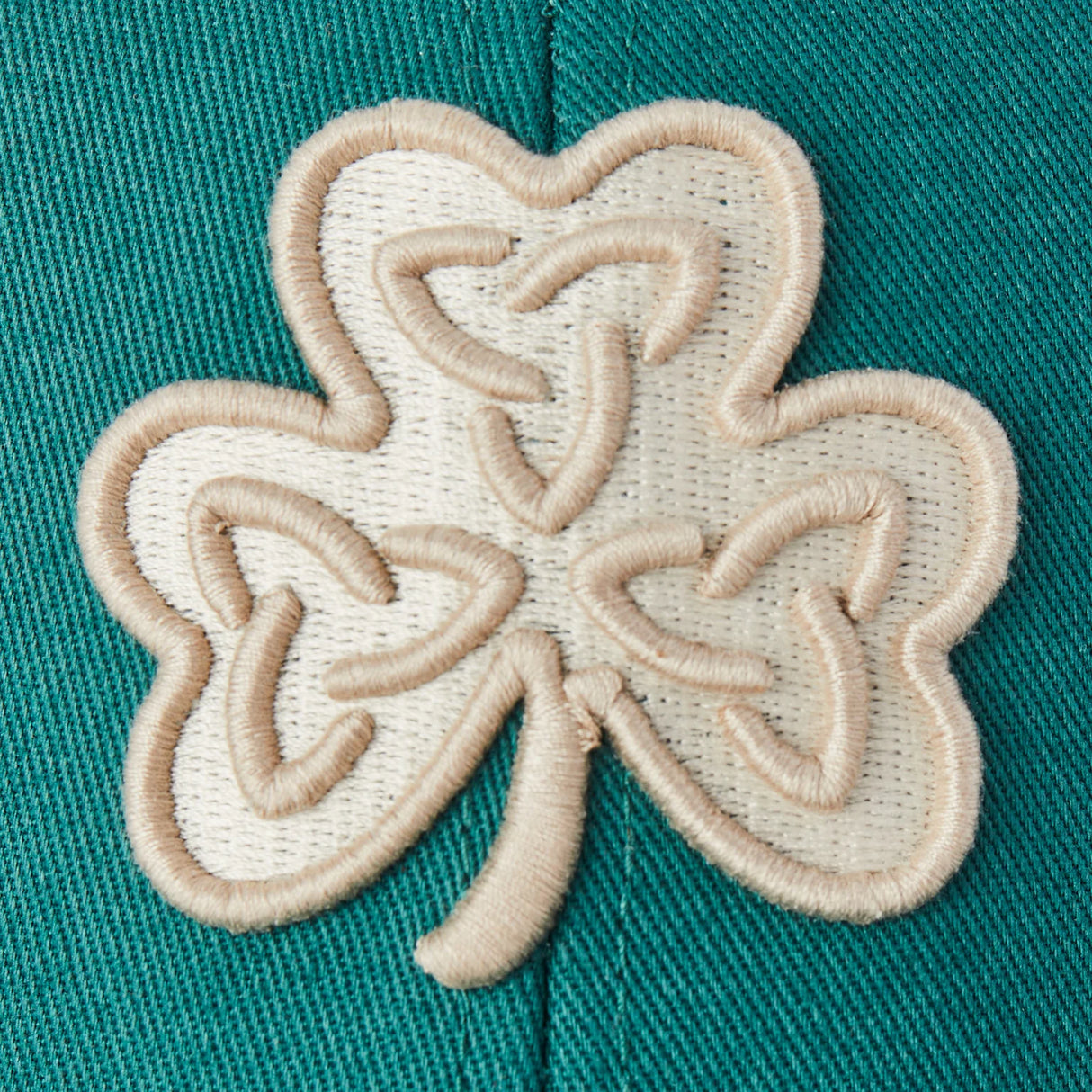 Life Is Good Adult Celtic Clover Trucker - Spruce Green